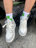 Load image into Gallery viewer, Lime Green Checker