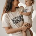 Load image into Gallery viewer, Cream Checkerboard Mother Daughter Matching Outfits