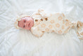 Load image into Gallery viewer, Knotted Baby Gown - Blush Daisy