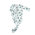 Load image into Gallery viewer, Green Forest Bamboo Knotted Baby Gown