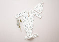 Load image into Gallery viewer, Green Forest Bamboo Knotted Baby Gown