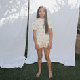 Load image into Gallery viewer, Girl's Bamboo Short Set | Lemon