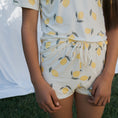 Load image into Gallery viewer, Girl's Bamboo Short Set | Lemon