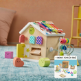 Load image into Gallery viewer, Brain & Hands Playset — Montessori Box (4–6 Months) + Activity Cube