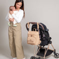 Load image into Gallery viewer, Petit Diaper Bag Latte Brown