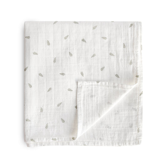 Organic Cotton Muslin Swaddle Blanket