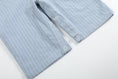 Load image into Gallery viewer, Light Blue Pinstripe Turkey Smocked Longall