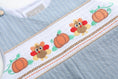Load image into Gallery viewer, Light Blue Pinstripe Turkey Smocked Longall