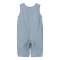 Load image into Gallery viewer, Light Blue Pinstripe Turkey Smocked Longall