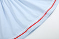 Load image into Gallery viewer, Light Blue USA Flag Smocked Dress