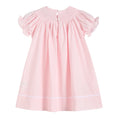 Load image into Gallery viewer, Light Pink Daisy Smocked Bishop Dress