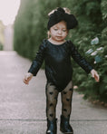 Load image into Gallery viewer, Livee Long Sleeve Leotard - Time-to-Shine Onyx