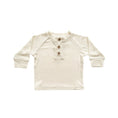 Load image into Gallery viewer, Bamboo Long Sleeve Shirt - Cream Ribbed