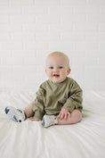 Load image into Gallery viewer, Long-Sleeved Pocket Tee Romper