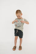 Load image into Gallery viewer, Green Checkered Mini Fanny Pack