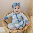 Load image into Gallery viewer, Making Waves Bamboo Zippy Romper