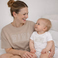 Load image into Gallery viewer, Embroidered Mama and Mini Matching Shirt Set in Neutral Beige