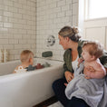 Load image into Gallery viewer, Organic Cotton Baby Hooded Towel