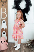 Load image into Gallery viewer, Spooktacular Flutter Sleeve Twirl Dress
