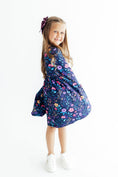 Load image into Gallery viewer, Botanical Beauty L/S Pocket Twirl Dress