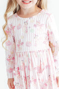 Load image into Gallery viewer, Pawsitively Spooky L/S Pocket Twirl Dress