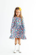 Load image into Gallery viewer, Vintage Floral L/S Pocket Twirl Dress