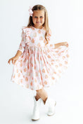 Load image into Gallery viewer, Christmas Traditions 3/4 Sleeve Ruffle Twirl Dress