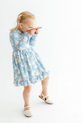 Load image into Gallery viewer, Nativity L/S Ruffle Hem Twirl Dress