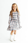 Load image into Gallery viewer, Christmas Plaid L/S Pocket Twirl Dress