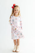 Load image into Gallery viewer, Let it Snow L/S Pocket Twirl Dress