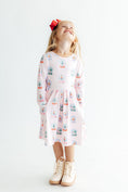 Load image into Gallery viewer, Let it Snow L/S Pocket Twirl Dress