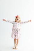 Load image into Gallery viewer, Let it Snow L/S Pocket Twirl Dress