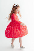 Load image into Gallery viewer, Peppermint Dreams L/S Pocket Twirl Dress