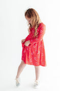 Load image into Gallery viewer, Peppermint Dreams L/S Pocket Twirl Dress
