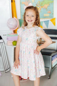 Load image into Gallery viewer, APPLE OF MY EYE FLUTTER SLEEVE TWIRL DRESS