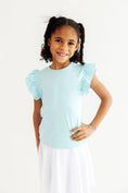 Load image into Gallery viewer, Bluebird S/S Ruffle Tee