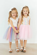 Load image into Gallery viewer, Rainbow Skies Tank Tutu Dress