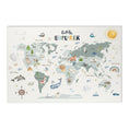 Load image into Gallery viewer, Baby Animals ABC Rug / World map Area Rug
