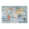 Load image into Gallery viewer, Baby Animals ABC Rug / World map Area Rug