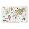 Load image into Gallery viewer, Baby Animals ABC Rug / World map Area Rug