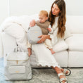Load image into Gallery viewer, Signature Diaper Bag Stone Grey