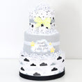 Load image into Gallery viewer, Moon Diaper Cake