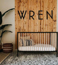 Load image into Gallery viewer, Personalized Custom Nursery Name Wooden Sign