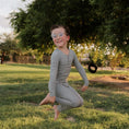 Load image into Gallery viewer, Bamboo Two Piece Pajamas | Forest Stripe Ribbed