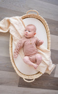 Load image into Gallery viewer, Organic Knit Bodysuit- Mocha Checker