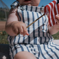 Load image into Gallery viewer, Overalls | Denim Stripe