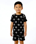 Load image into Gallery viewer, Bamboo Shorts Set | Palm Style Black