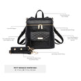 Load image into Gallery viewer, Petit Diaper Bag Ebony Black