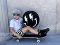 Load image into Gallery viewer, Black Smiley Plush