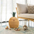 Load image into Gallery viewer, Pineapple Rattan Storage Basket Natural - Medium